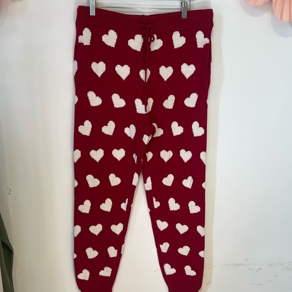 Kiel James Patrick red heart pants Xlarge - Picture 1 of 9